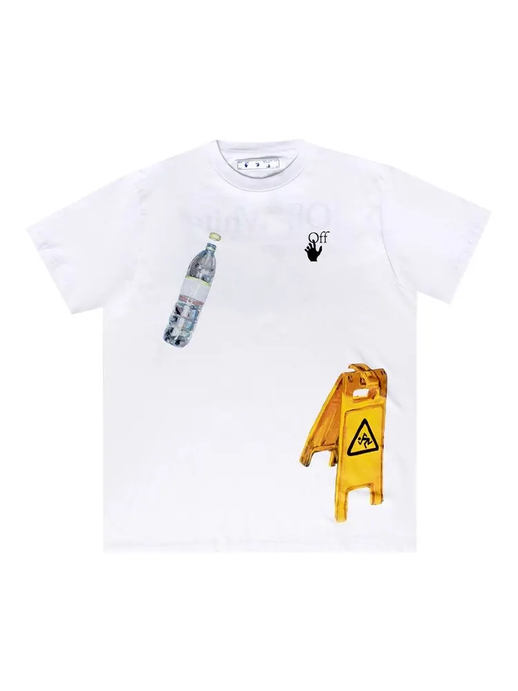 Футболка мужская Off-White Pascale Medicine свободного кроя — изображение 1 из 2, белый