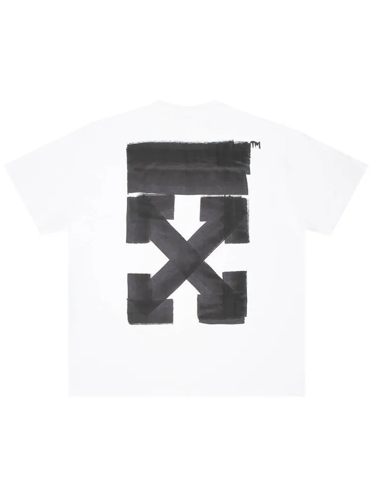 Футболка мужская Off-White Jumbo Marker с контрастным принтом — изображение 2 из 2, белый