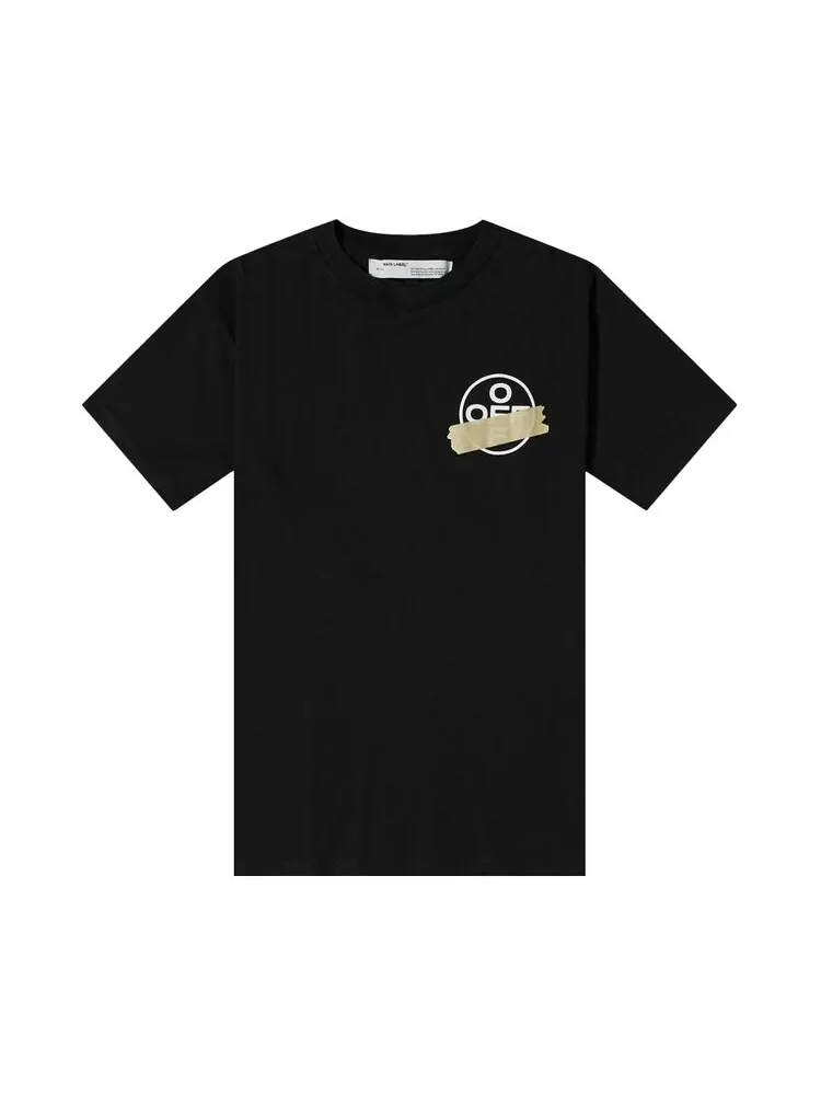 Футболка Off-White Oversized Tape Arrows T-shirt — изображение 1 из 2, черный
