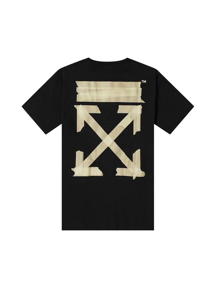 Футболка Off-White Oversized Tape Arrows T-shirt — изображение 2 из 2, черный