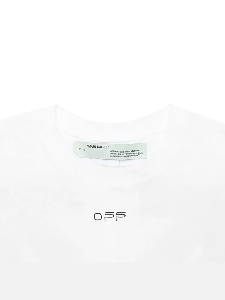Футболка мужская Off-White Futura Atoms свободного кроя — изображение 3 из 3, белый