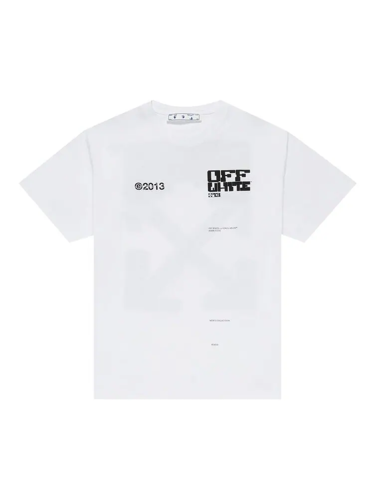 Футболка мужская Off-White Tech Marker с контрастным принтом — изображение 1 из 3, белый