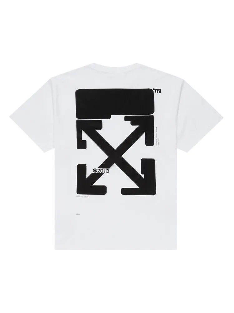 Футболка мужская Off-White Tech Marker с контрастным принтом — изображение 2 из 3, белый