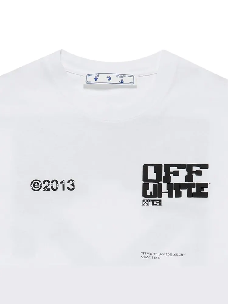 Футболка мужская Off-White Tech Marker с контрастным принтом — изображение 3 из 3, белый