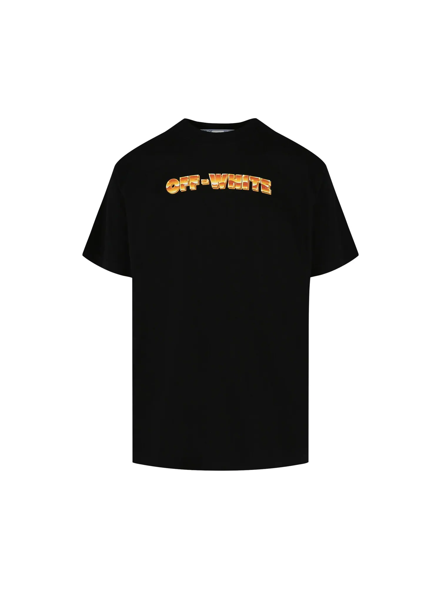Футболка с круглым вырезом Off-White Arrows — изображение 1 из 3, черный/оранжевый