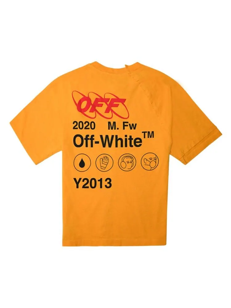 Футболка Off-White Industrial Y013 Short-Sleeve Recon Tee Yellow/Black — изображение 2 из 3, желтый/черный