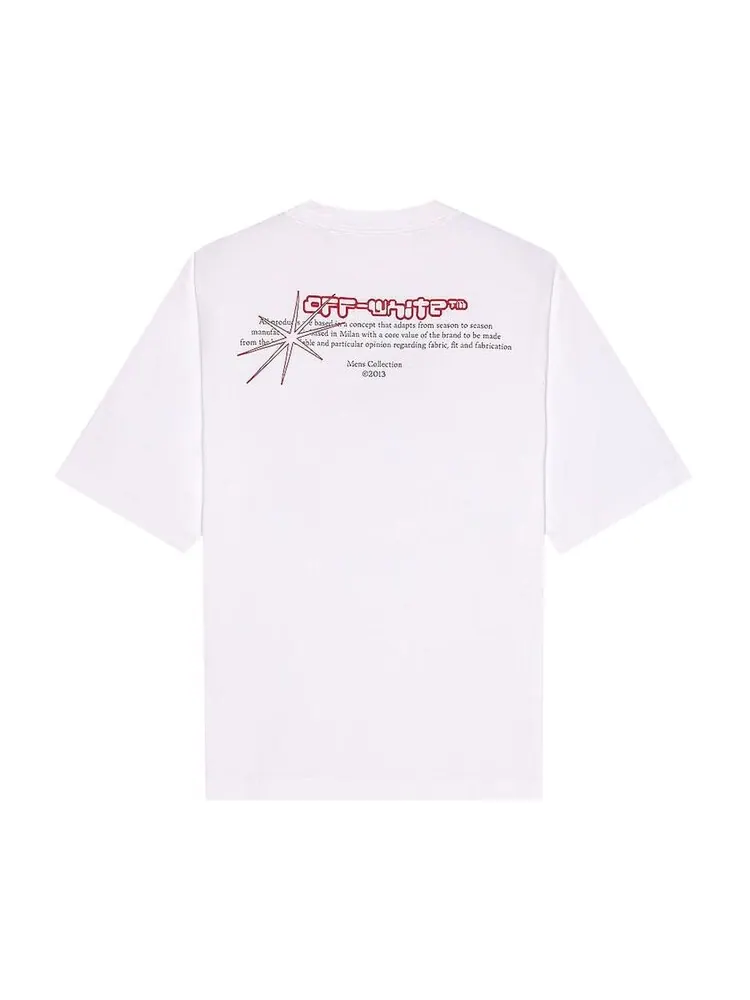 Футболка Off-White Mirko Artist Short-Sleeve Skate Tee — изображение 2 из 2, белый