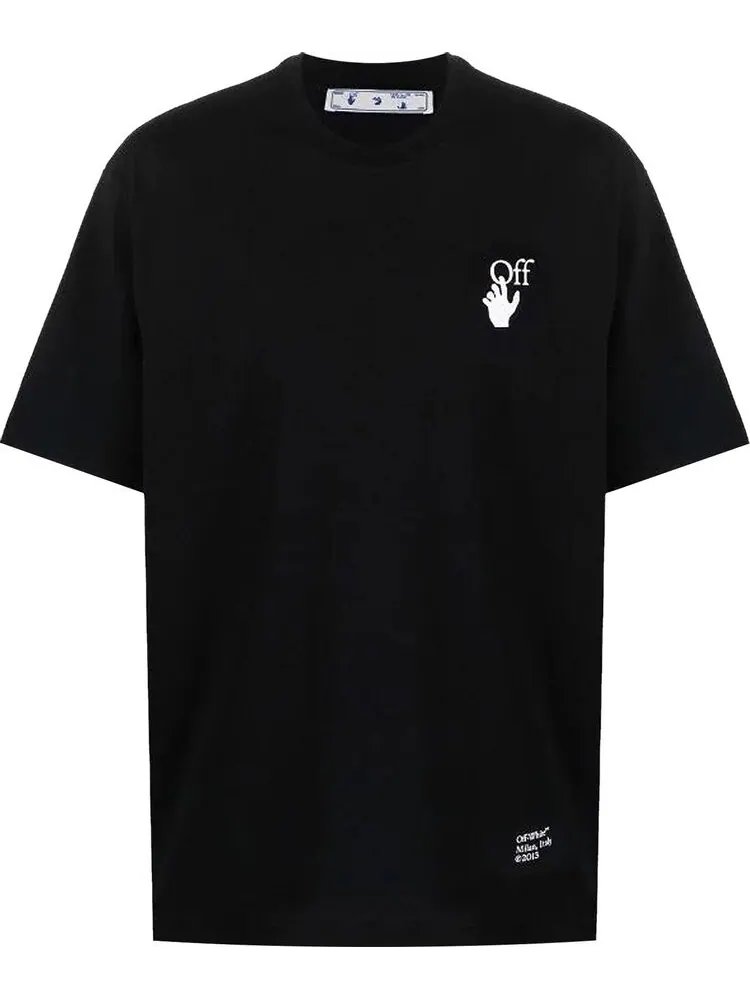Футболка мужская Off-White Caravaggio с логотипом — изображение 1 из 1, черный