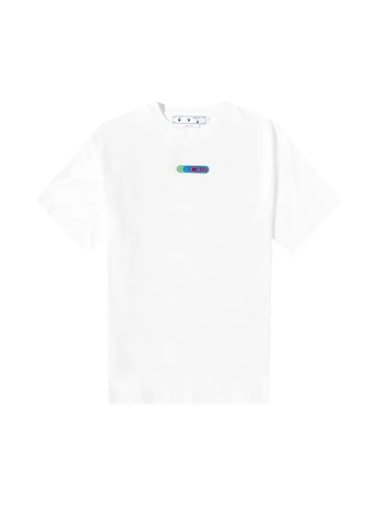 Футболка мужская Off-White Weed Arrows свободного кроя — изображение 1 из 1, белый