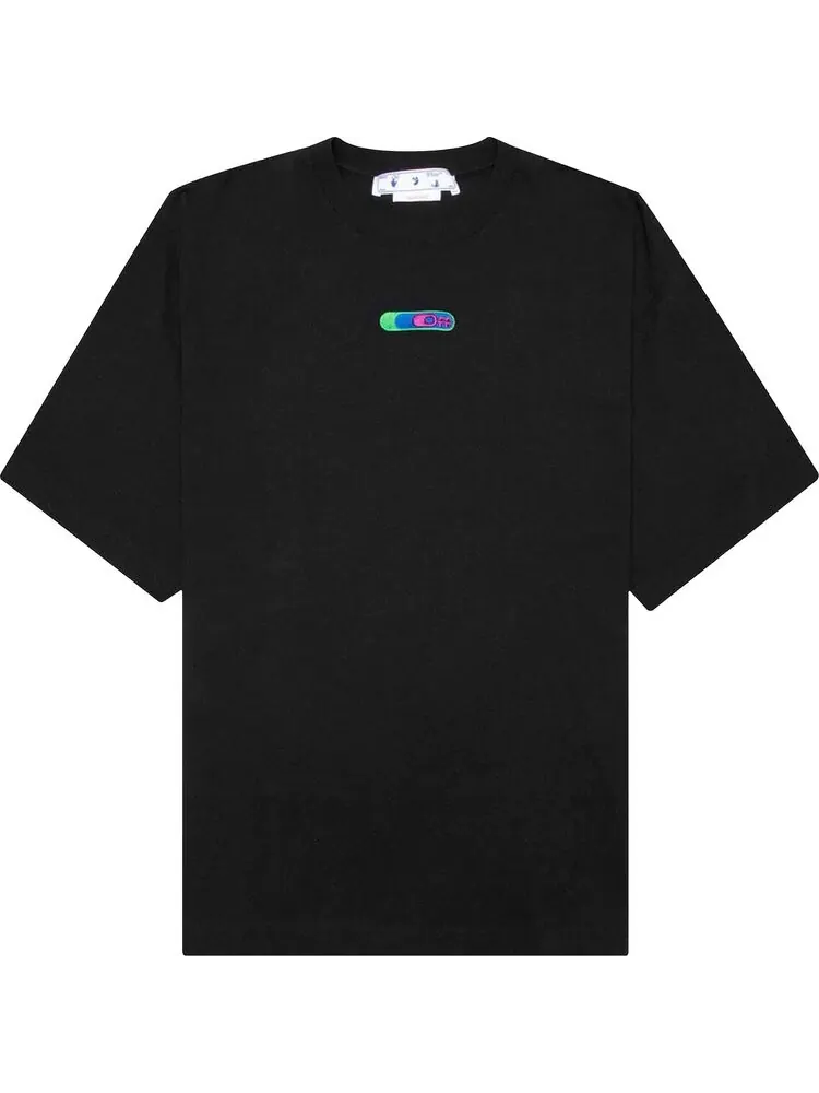 Футболка мужская Off-White Weed Arrows свободного кроя — изображение 1 из 2, черный