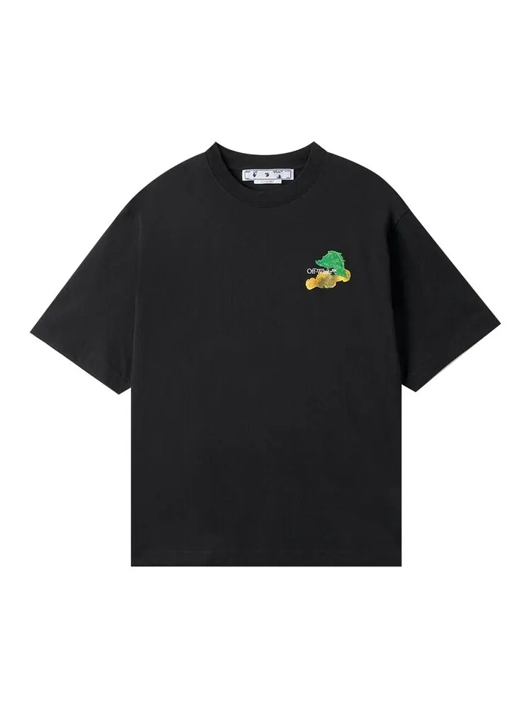 Футболка Off-White Brush Arrow Over Skate Short-Sleeve 'White/Multicolor' — изображение 1 из 2, белый