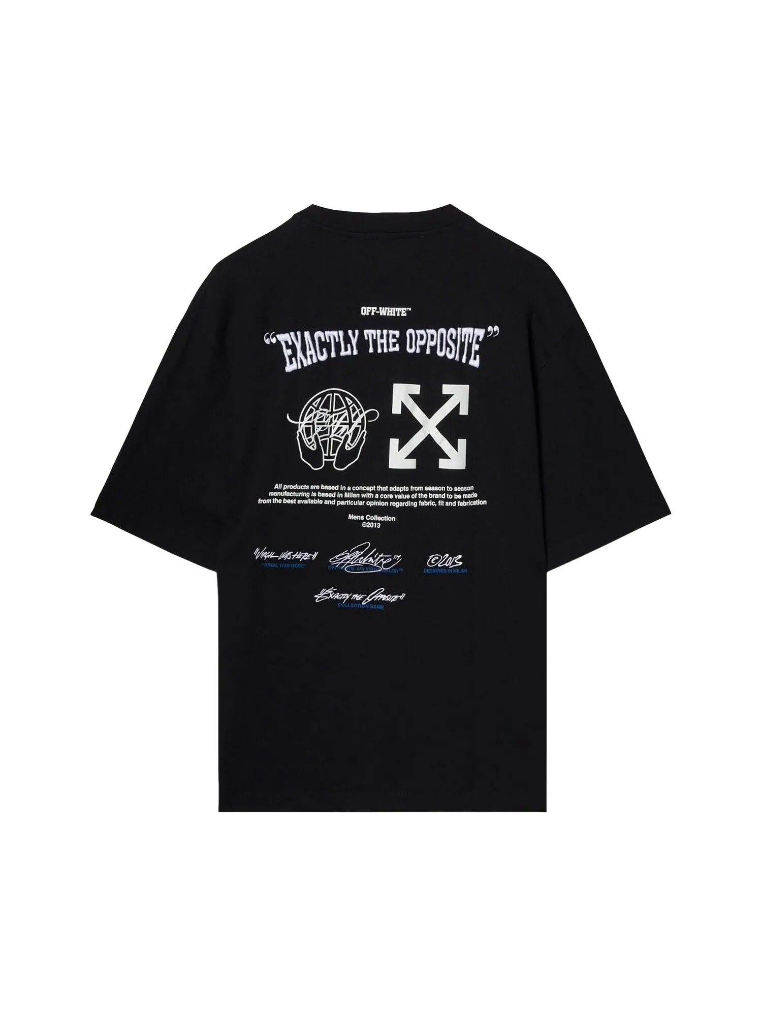 Off-White Футболка Exact Opp Over Skate с короткими рукавами — изображение 2 из 2, черный/белый