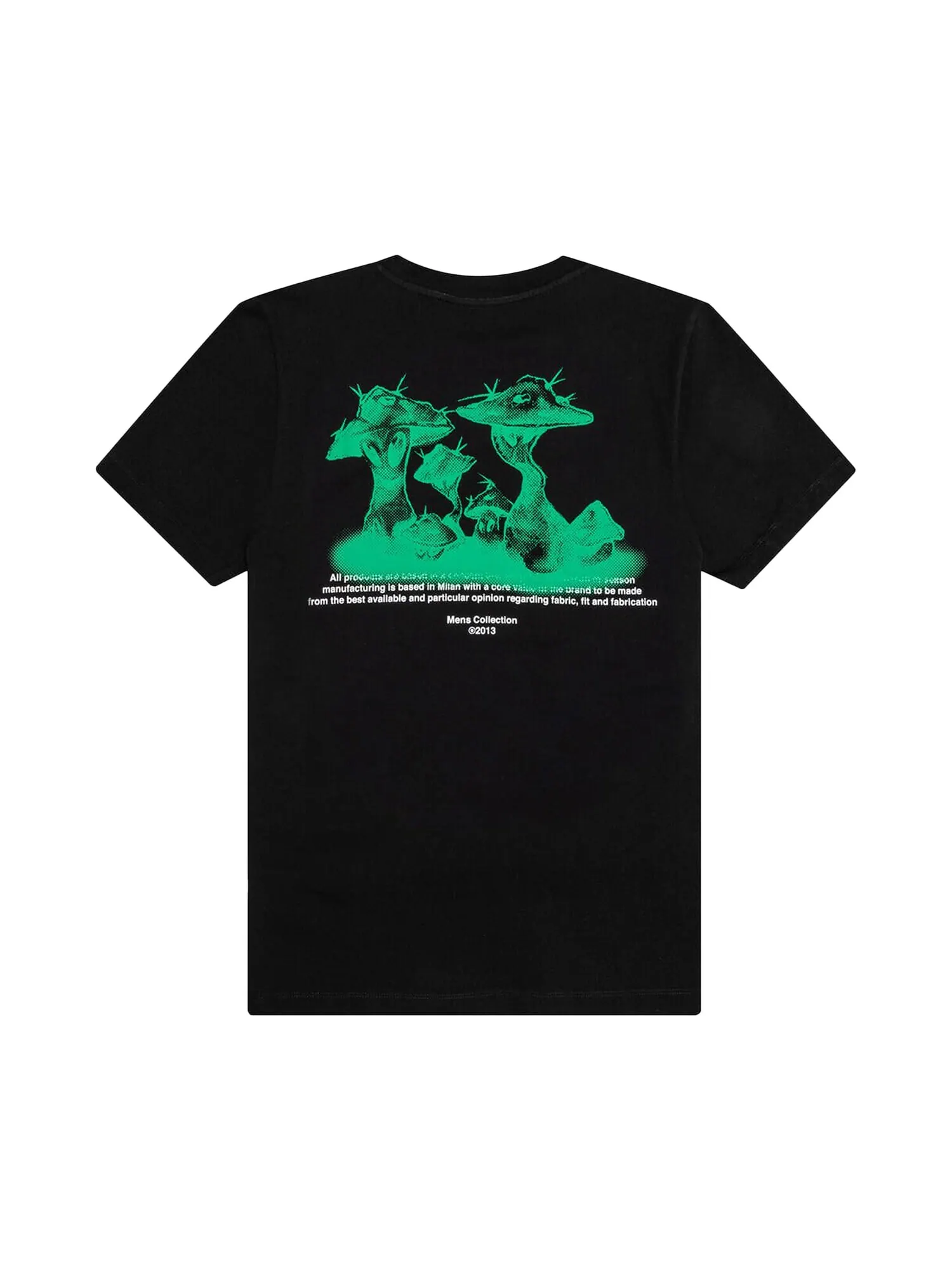 Футболка Off-White Alien Mush Over Skate с короткими рукавами — изображение 2 из 2, черный/зеленый