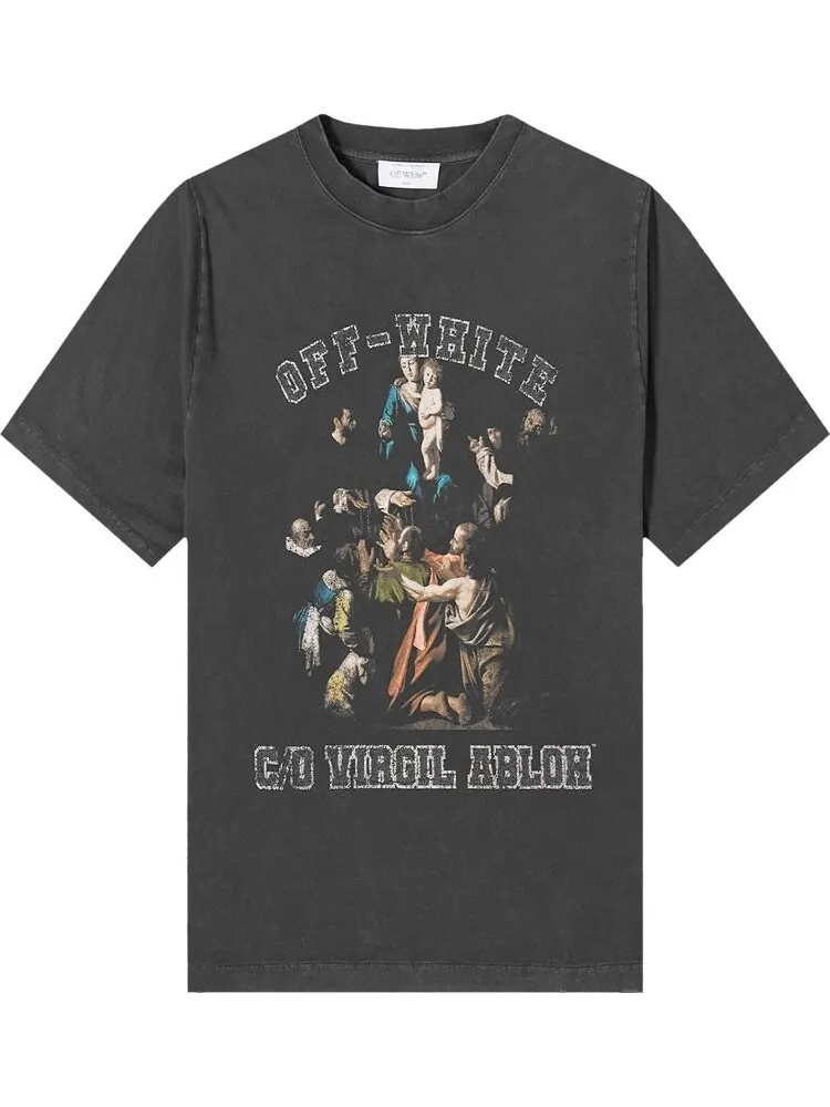 Футболка Off-White Mary Skate Short-Sleeve 'Black' — изображение 1 из 1, черный