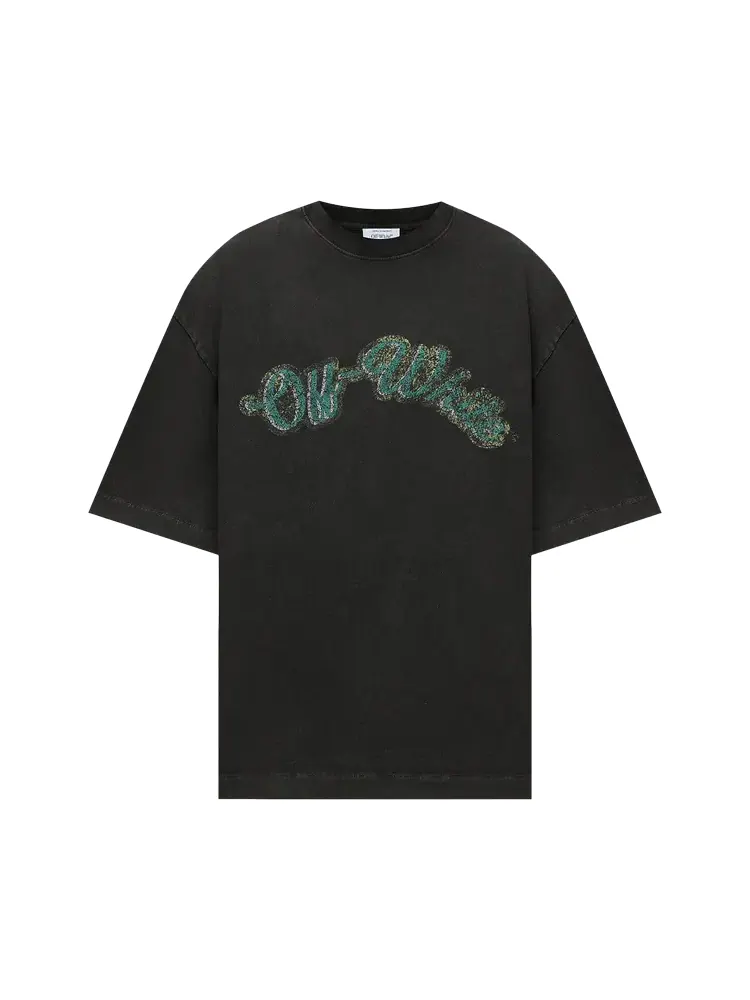 Футболка Off-White Bacchus Skate Short-Sleeve 'Black' — изображение 1 из 2, черный