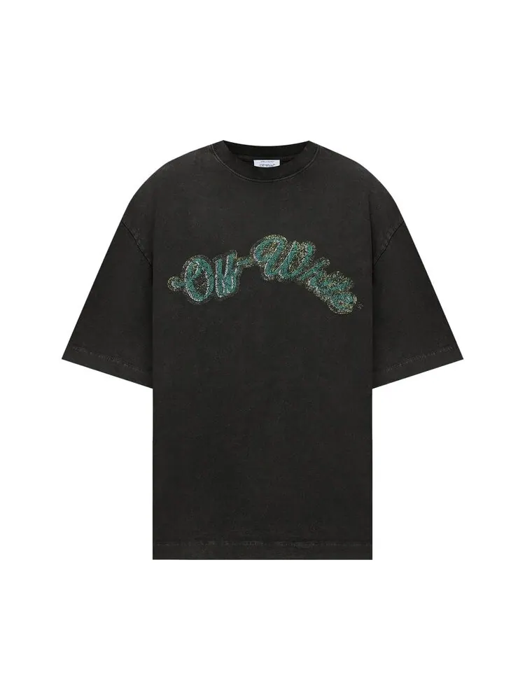 Футболка Off-White Bacchus Skate Short-Sleeve 'Black' — изображение 2 из 2, черный