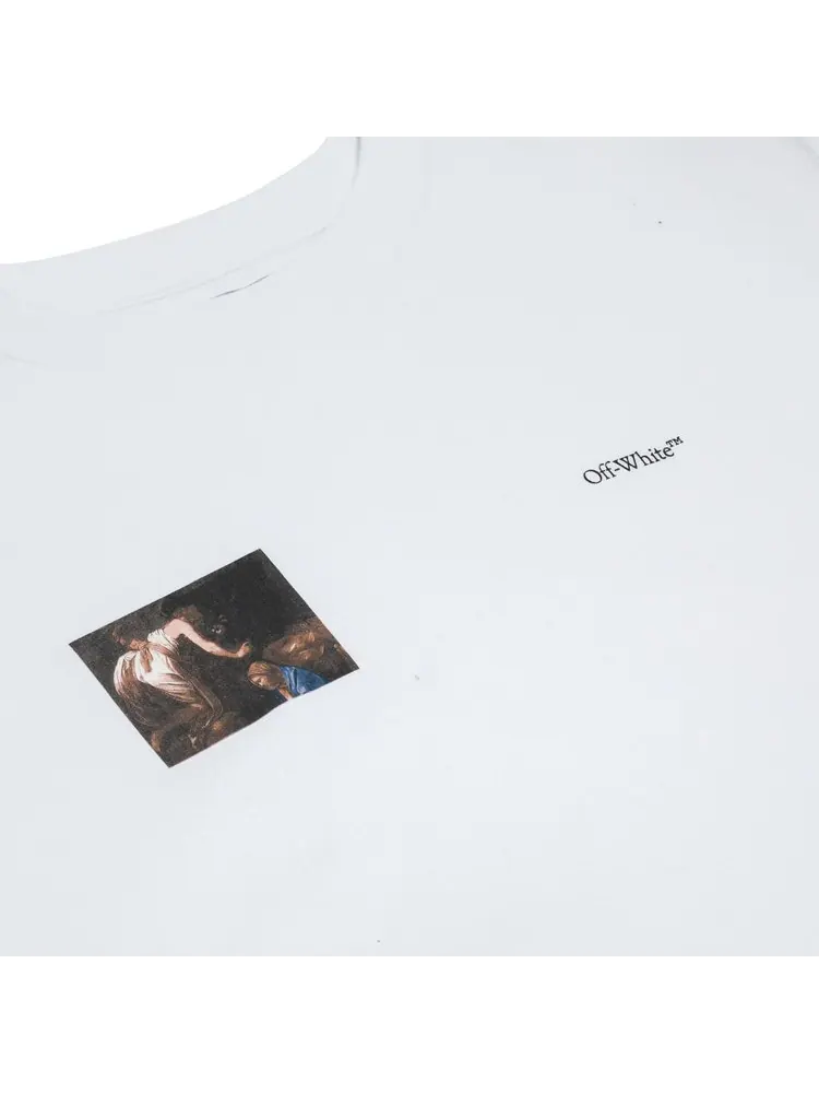 Толстовка Off-White Caravag Angel Slim Crewneck 'Black' — изображение 3 из 3, черный