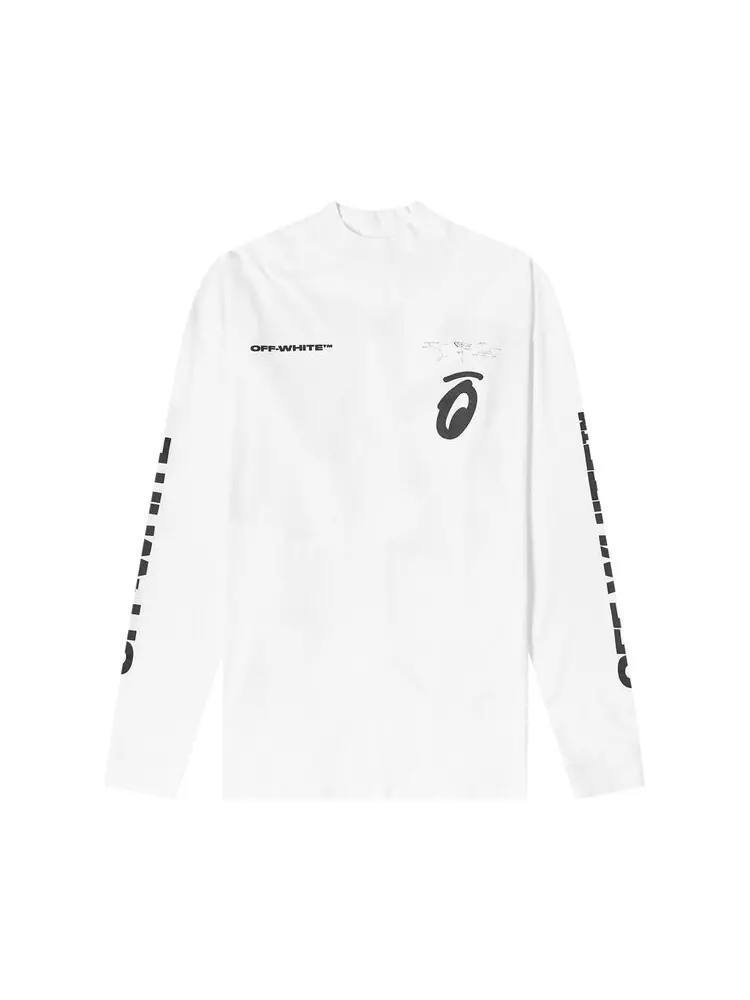 Толстовка Off-White Splitted Arrows Over Crewneck 'White / Black' — изображение 1 из 1, белый