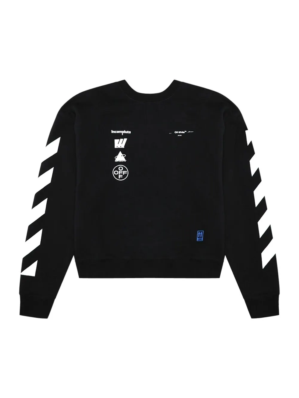 Off-White Diag Mariana De Silva Over Crewneck Черный — изображение 1 из 3, черный/мульти