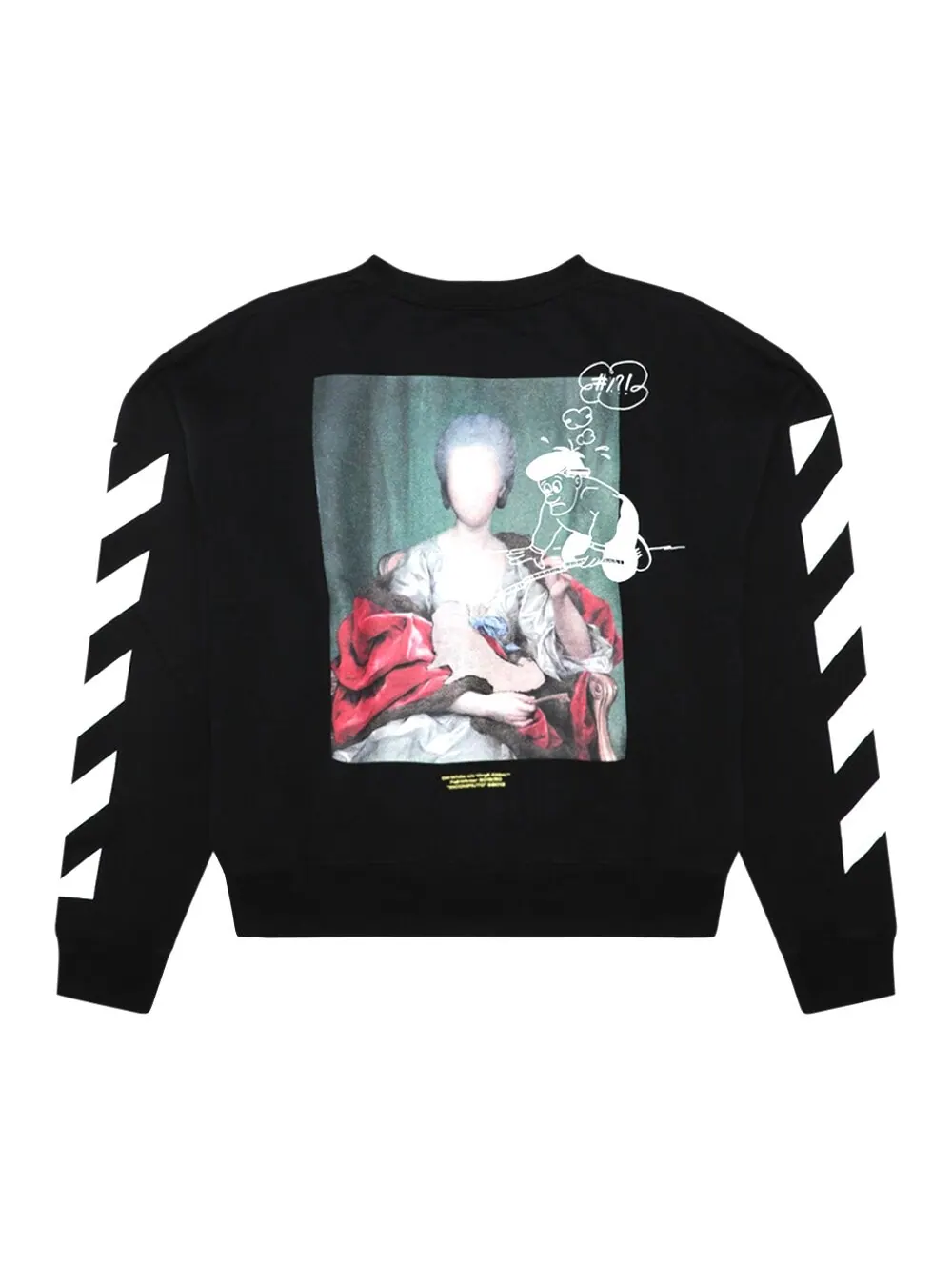 Off-White Diag Mariana De Silva Over Crewneck Черный — изображение 2 из 3, черный/мульти