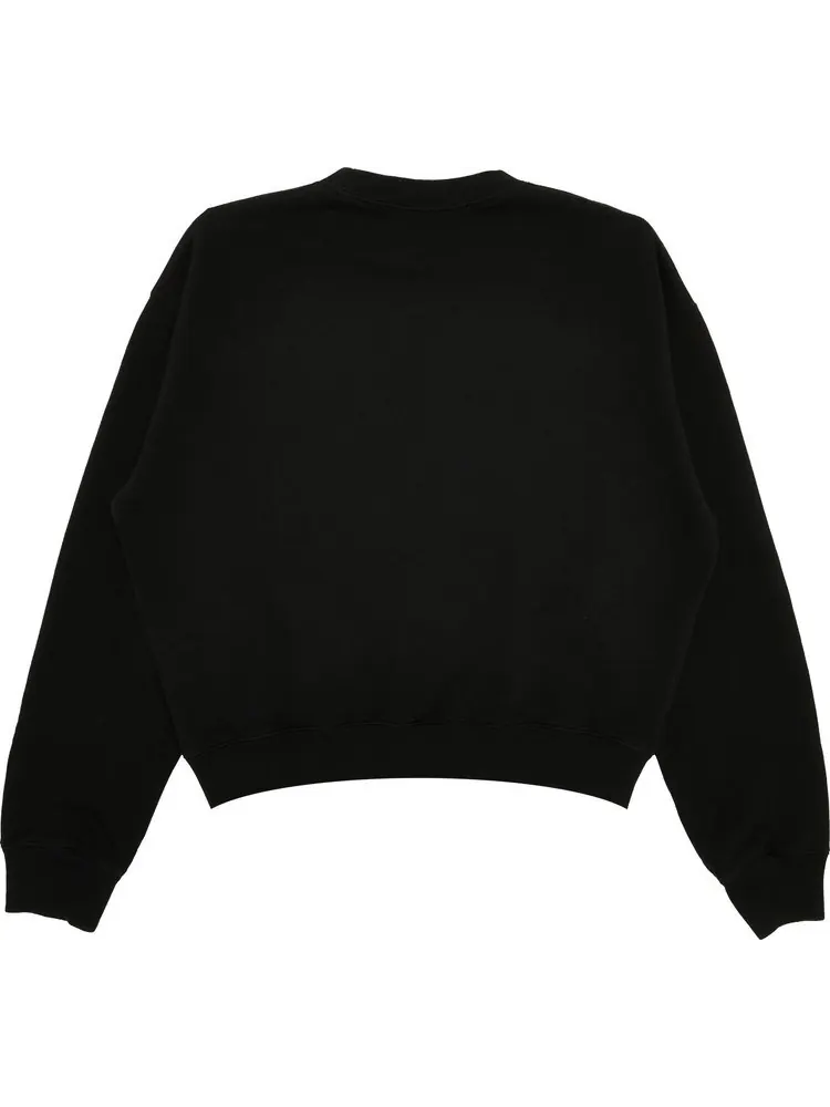 Толстовка Off-White Caravaggio Hand Over Crewneck 'Black/Multicolor' — изображение 2 из 3, черный