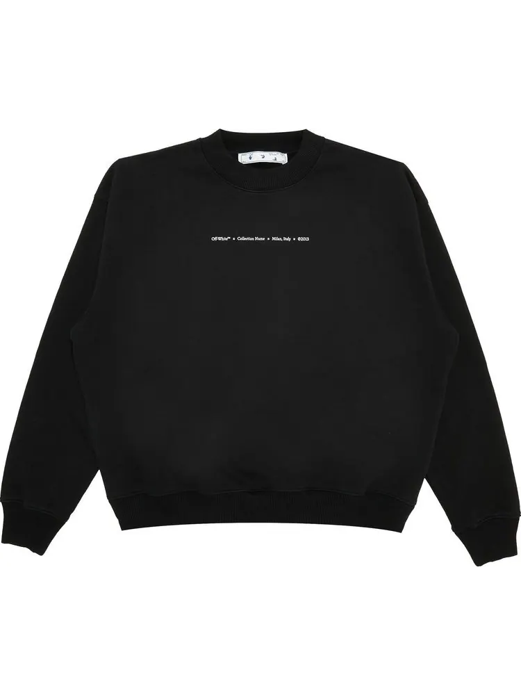 Толстовка Off-White Tornado Arrow Skate Crewneck 'Black/Multicolor' — изображение 1 из 3, черный