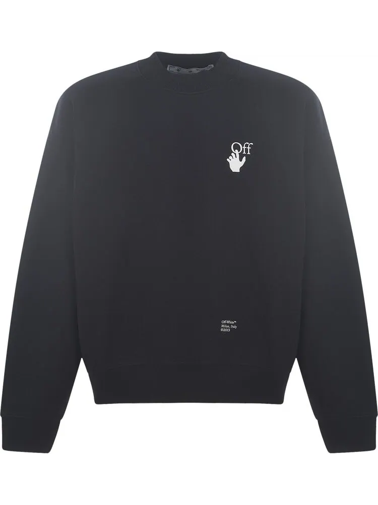 Толстовка Off-White Caravaggio Arrows Sweatshirt 'Black' — изображение 1 из 1, черный