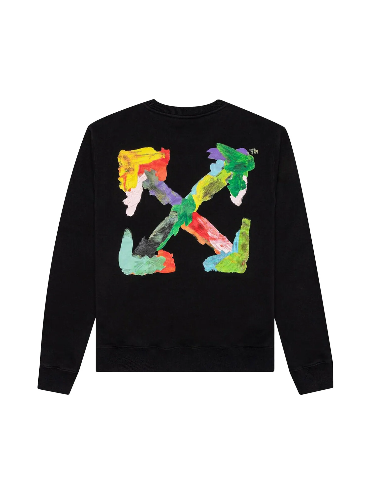 Off-White Brush Arrow Slim Crewneck — изображение 2 из 2, многоцветный