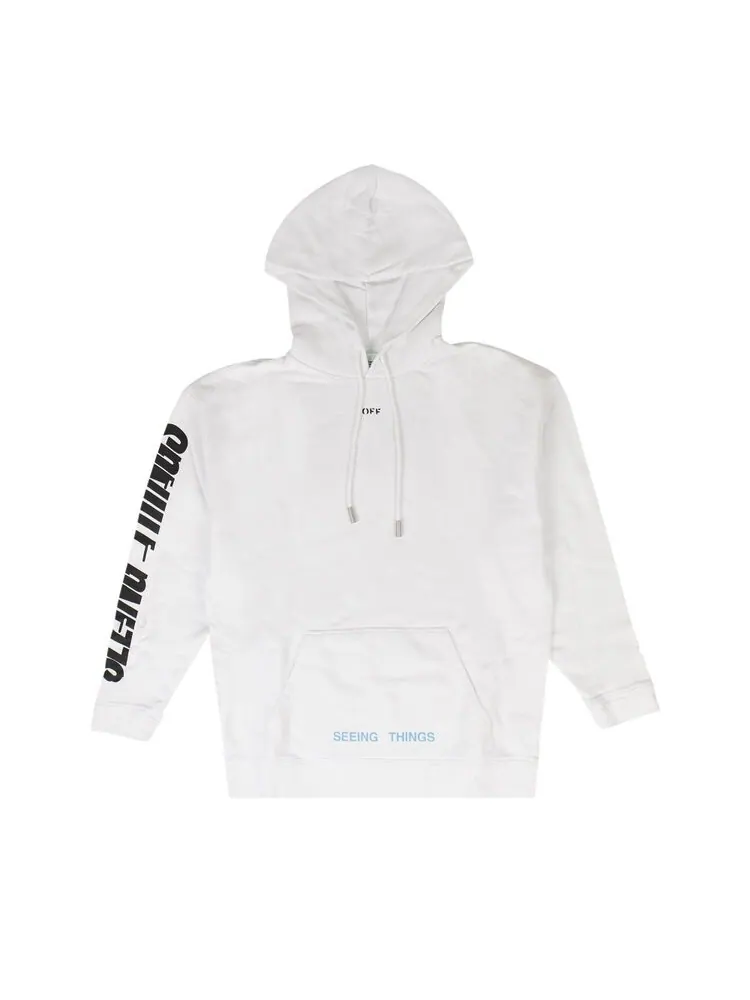 Толстовка Off-White Photocopy Hooded Sweatshirt 'White' — изображение 1 из 3, белый