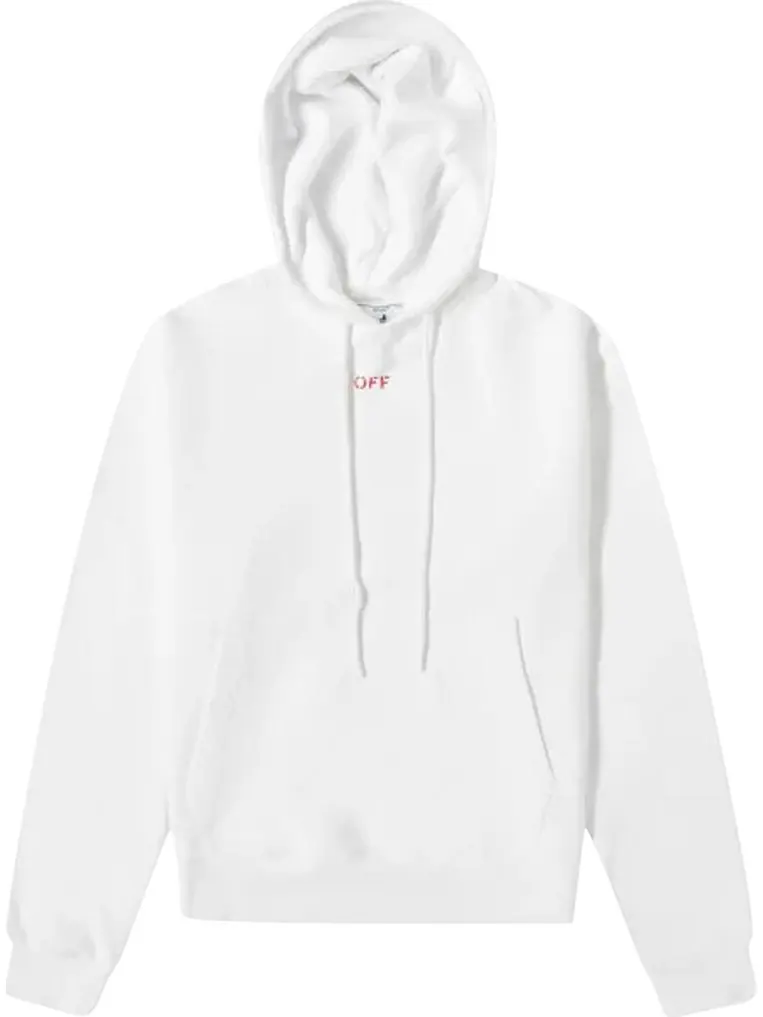 Худи Off-White Stencil Arrows Hoodie 'White' — изображение 1 из 2, белый
