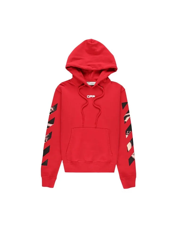 Худи Off-White Caravaggio Arrow Hoodie — изображение 1 из 2, красный