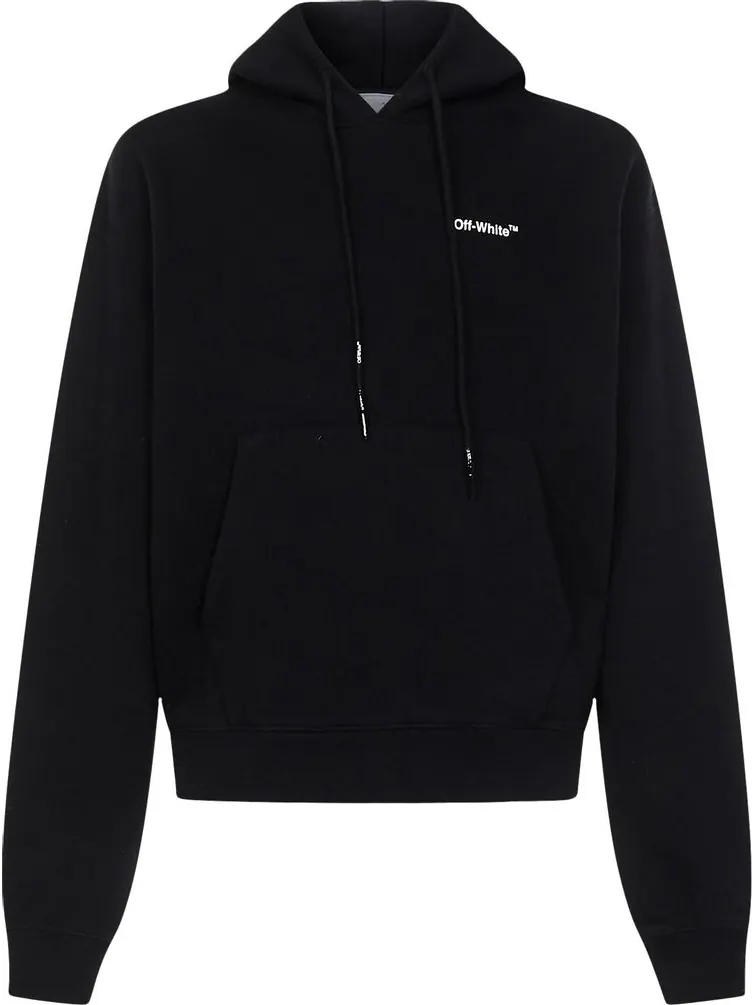 Худи Off-White Caravaggio Crowning Over Hoodie 'Black/White' — изображение 1 из 3, черный