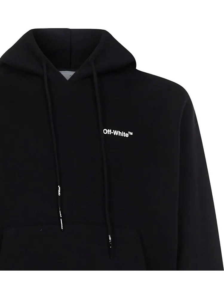 Худи Off-White Caravaggio Crowning Over Hoodie 'Black/White' — изображение 3 из 3, черный
