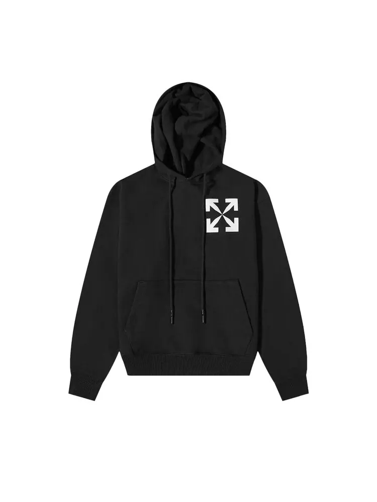 Худи Off-White Arrows Print Hoodie — изображение 1 из 1, черный