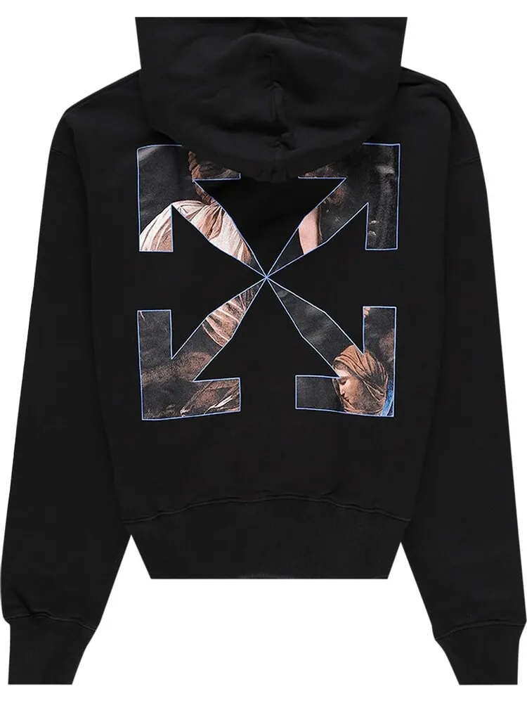 Худи Off-White Caravaggio Angel Over Hoodie 'Black' — изображение 2 из 3, черный