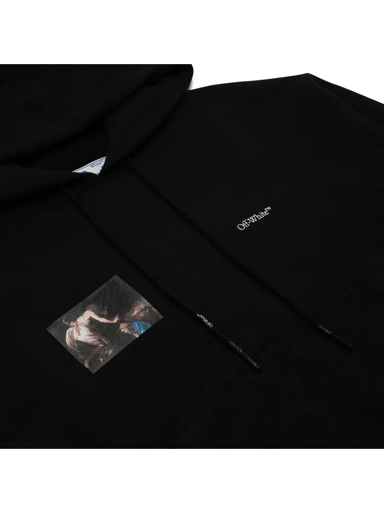 Худи Off-White Caravaggio Angel Over Hoodie 'Black' — изображение 3 из 3, черный