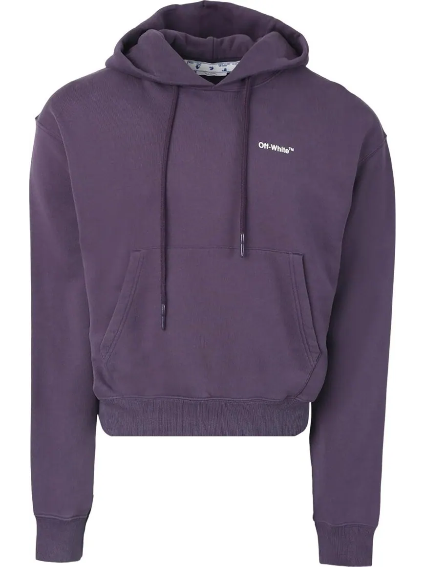 Худи Off-White Caravaggio Crowning Over Hoodie 'Aubergine' — изображение 1 из 1, фиолетовый