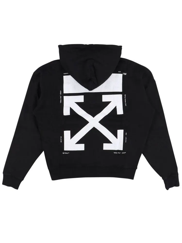 Худи Off-White Kiss Graphic Print Hoodie — изображение 2 из 2, черный