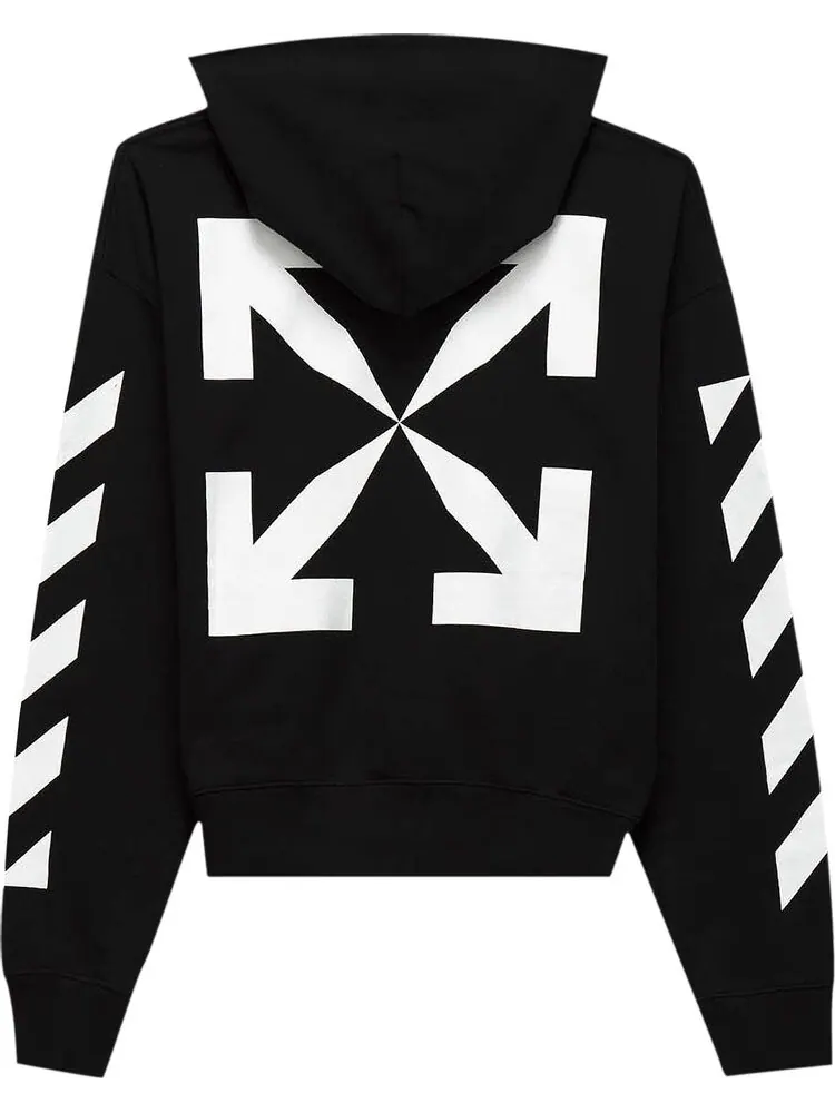 Толстовка Off-White Blue Monalisa Over Hood 'Black' — изображение 2 из 2, черный