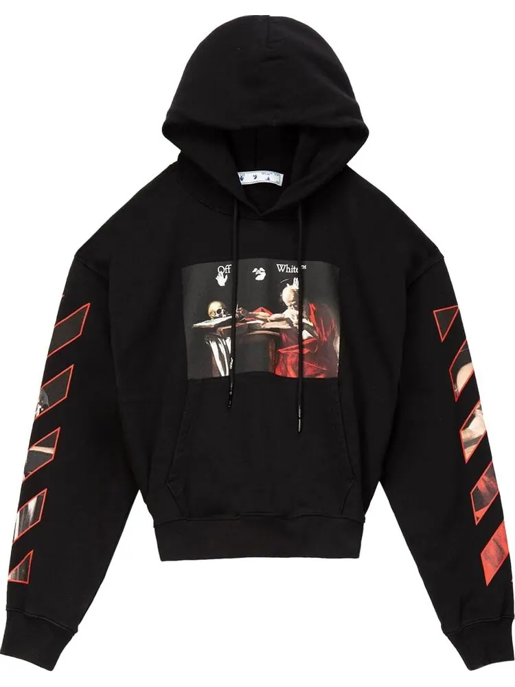 Толстовка Off-White Caravaggio Over Hood 'Black' — изображение 1 из 2, черный