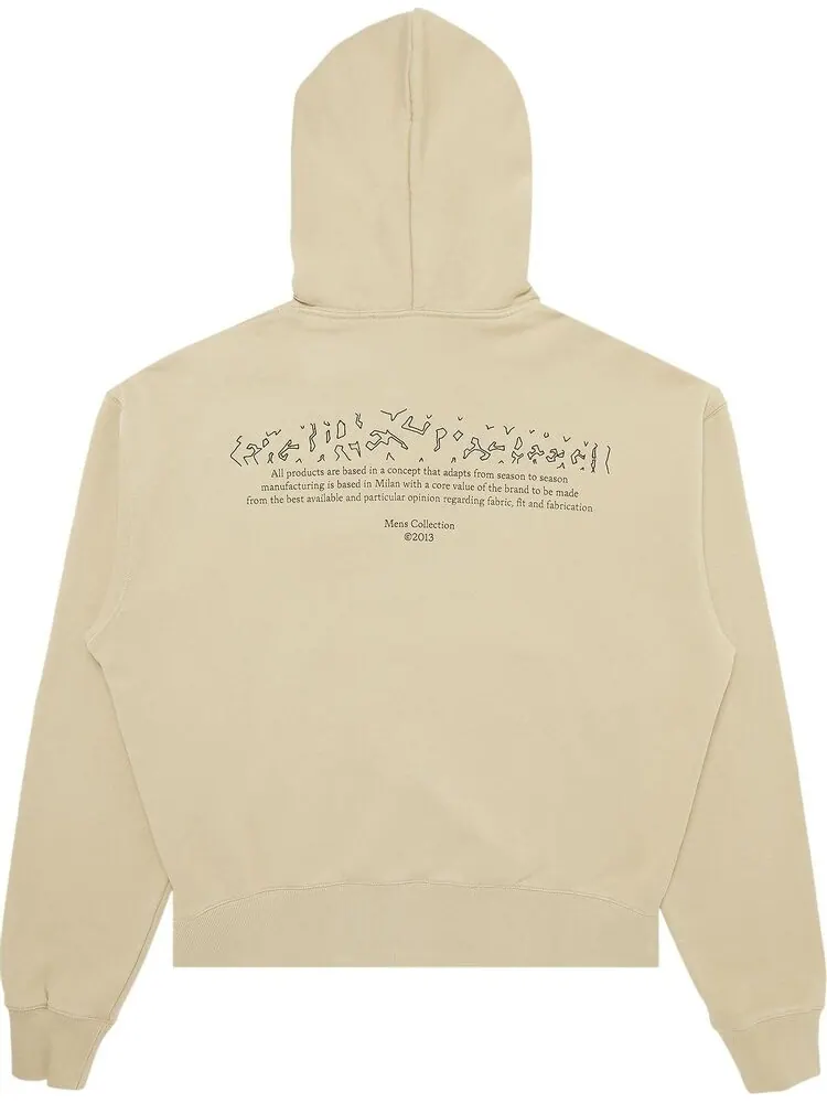 Худи Off-White Figure Of Speech Over Hoodie 'Dark Sand' — изображение 2 из 3, загар