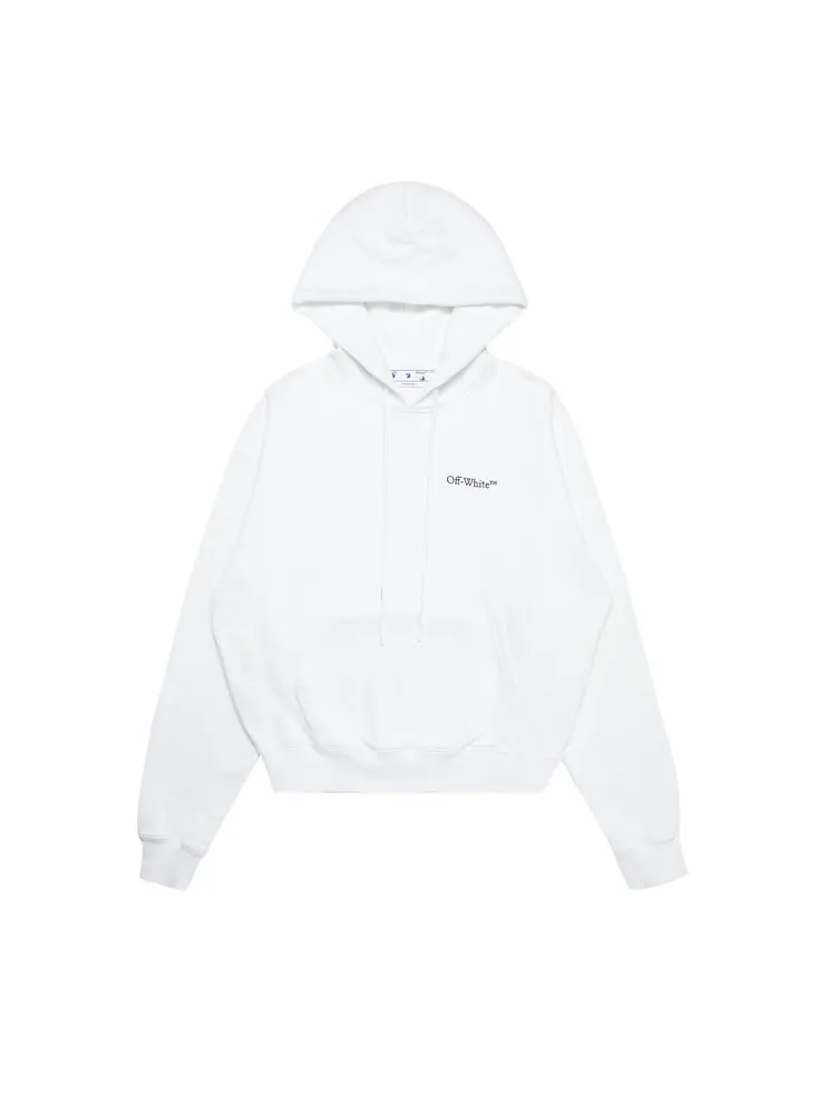 Худи Off-White Caravaggio Crowning Over Hoodie 'White/Black' — изображение 1 из 3, белый