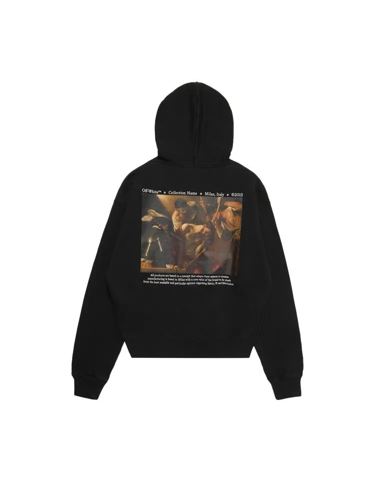 Толстовка Off-White Caravaggio Crowning Over 'Black/White' — изображение 2 из 3, черный