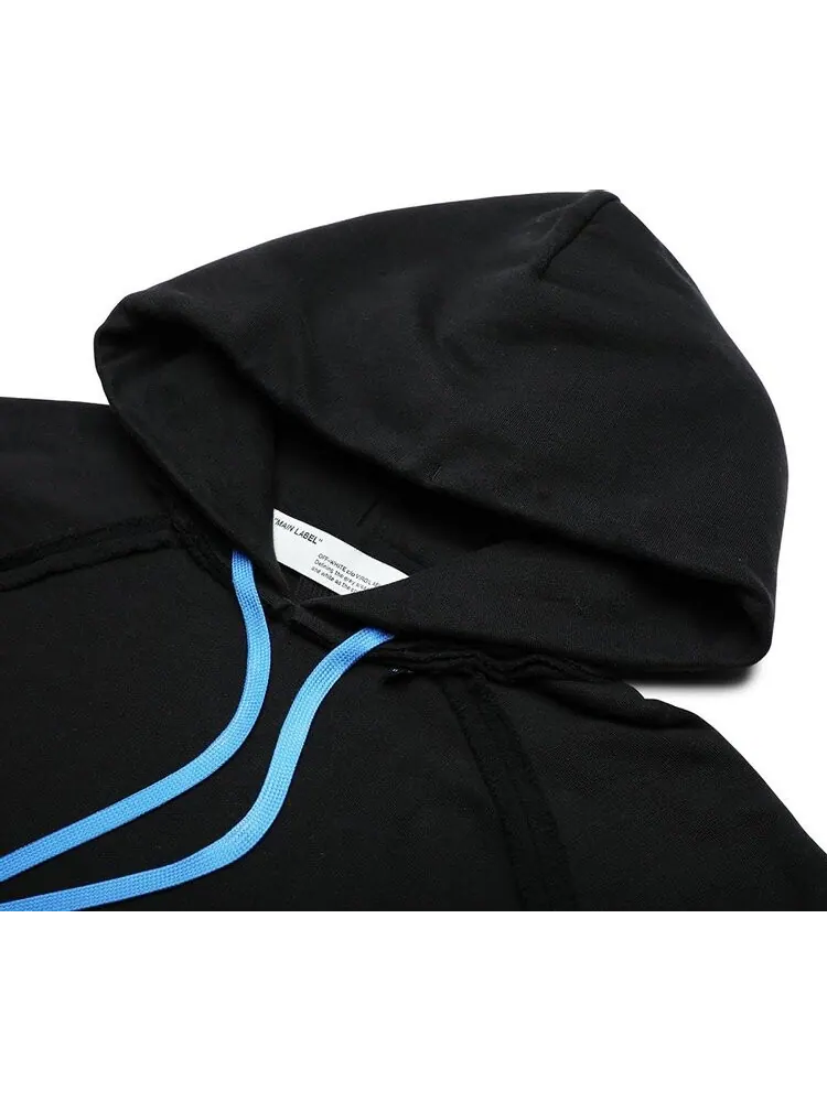 Худи Off-White Acrylic Arrows Incomplete Hoodie 'Black' — изображение 3 из 3, черный