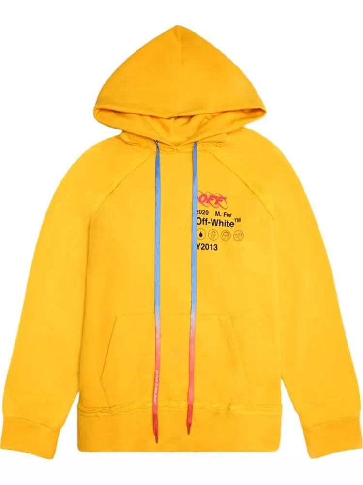 Худи Off-White Industrial Y013 Incomplete Hoodie 'Yellow' — изображение 1 из 4, желтый