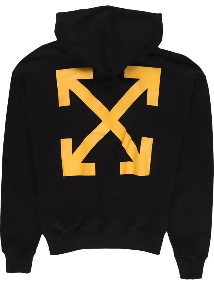 Толстовка Off-White Arrow Caravaggio Skate Hood 'Black' — изображение 2 из 2, черный