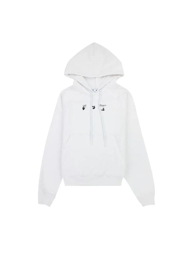 Худи Off-White Negative Mark Skate Hoodie — изображение 1 из 2, белый/черный