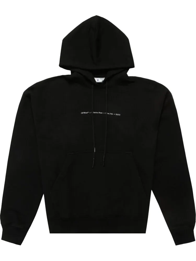 Худи Off-White Marker Skate Hoodie 'Black/Multicolor' — изображение 1 из 2, черный