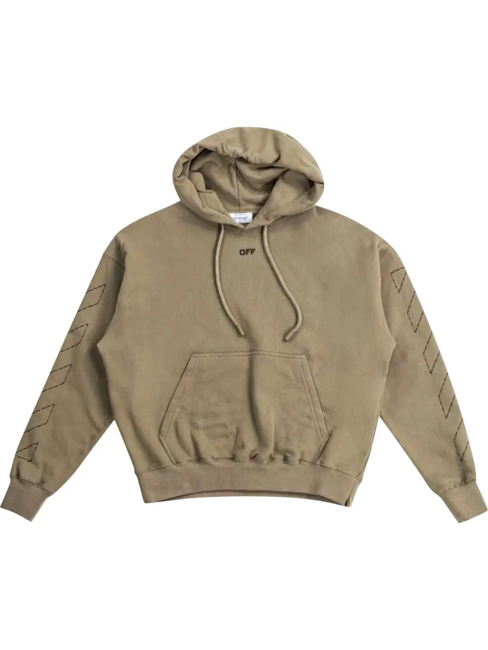 Худи Off-White Off Stitch Skate — изображение 1 из 2, бежевый/черный