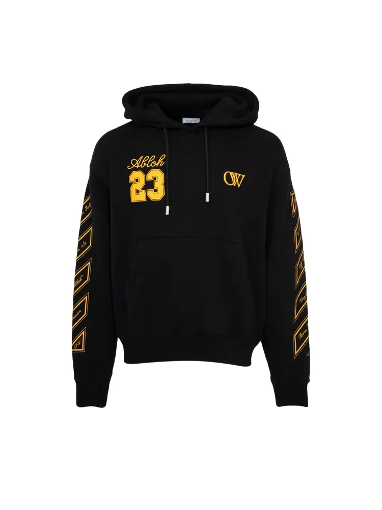 Худи Off-White 23 Skate 'Black/Gold' — изображение 1 из 1, черный